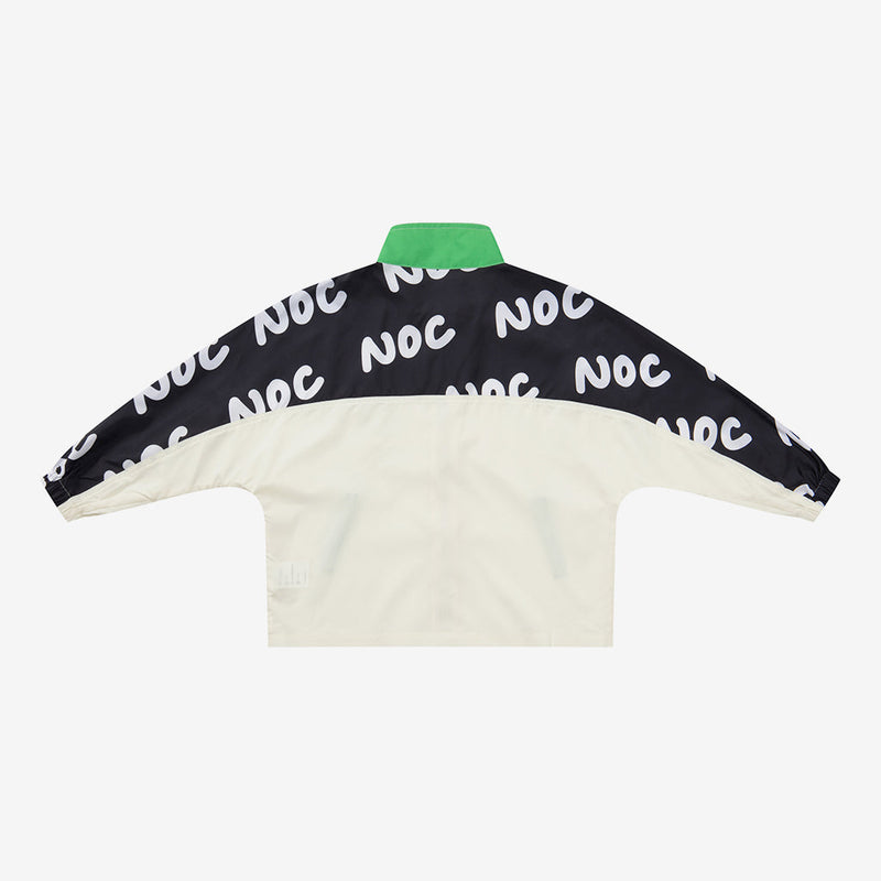 Family Letter Printed Sun Protection Zipper Coat