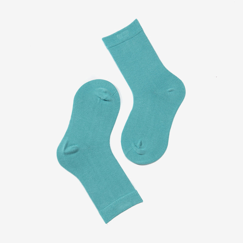 Adult Toddler Kids Solid Color Mid Tube Socks