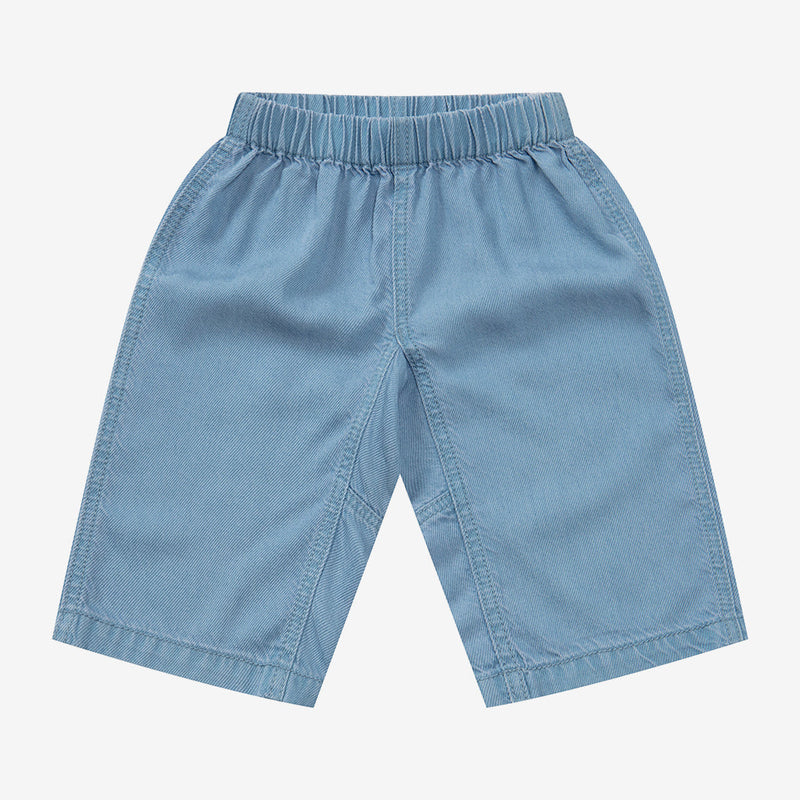 Casual Solid Color Short Jeans