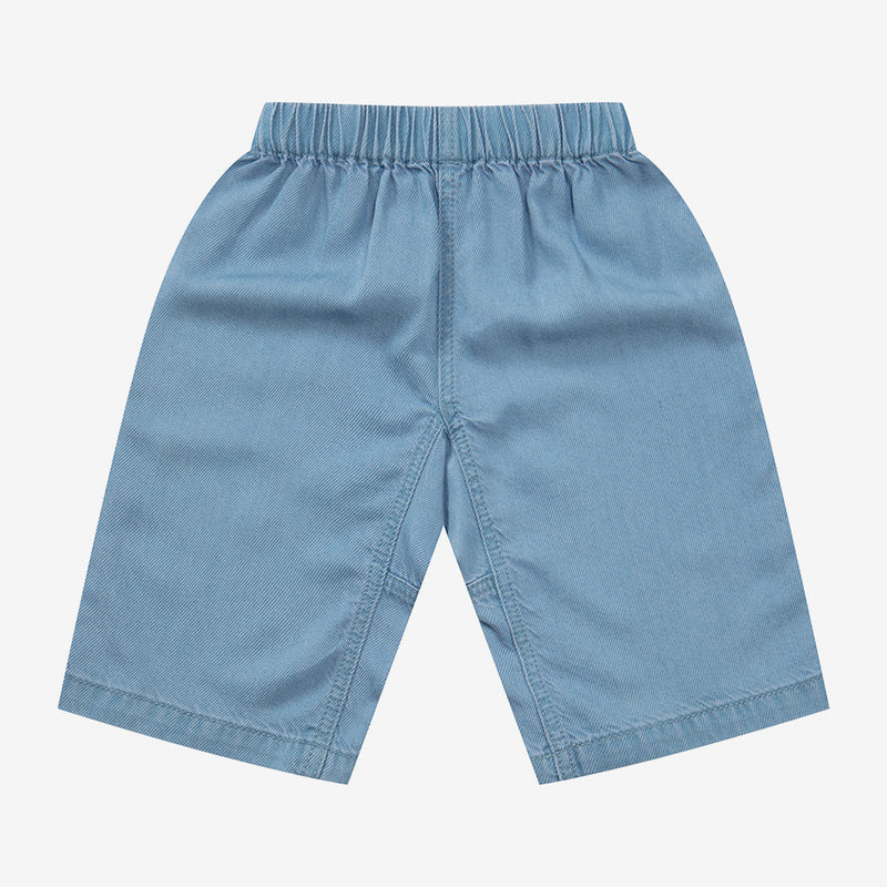 Casual Solid Color Short Jeans