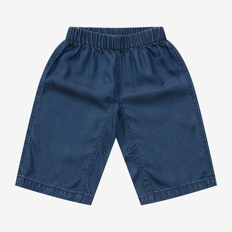 Casual Solid Color Short Jeans