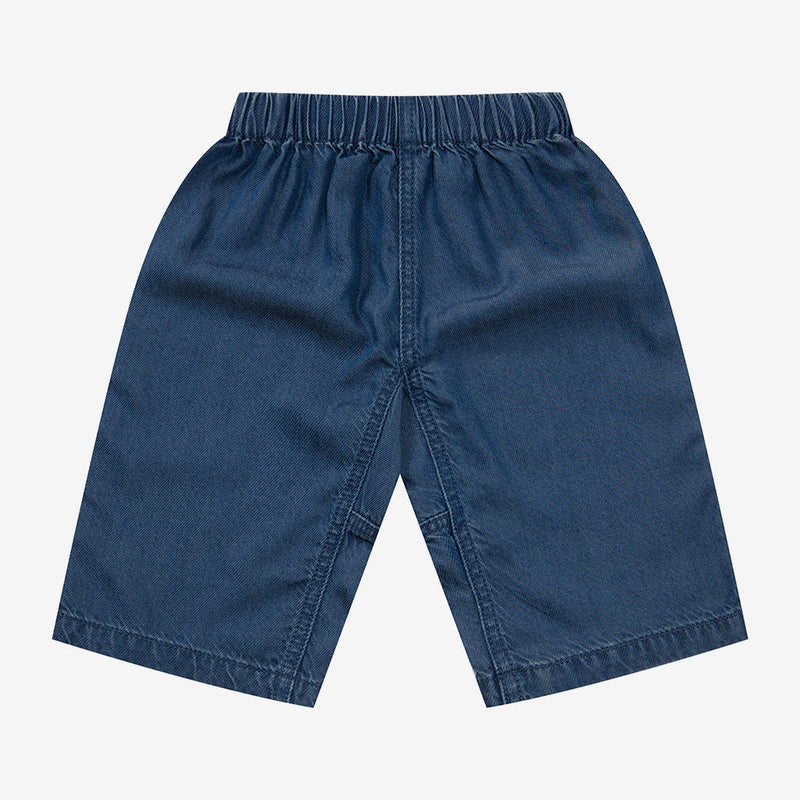 Casual Solid Color Short Jeans