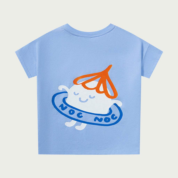 Swimming Ring Printed Short Sleeved T-shirt