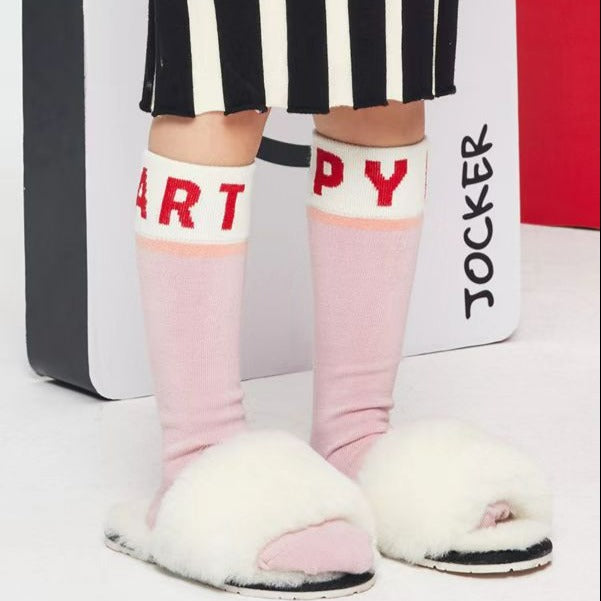 Anti Slip Mid-Calf Printed Socks