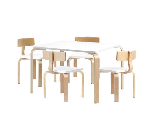 Keezi Kids Nordic 5 Piece Activity Table Set