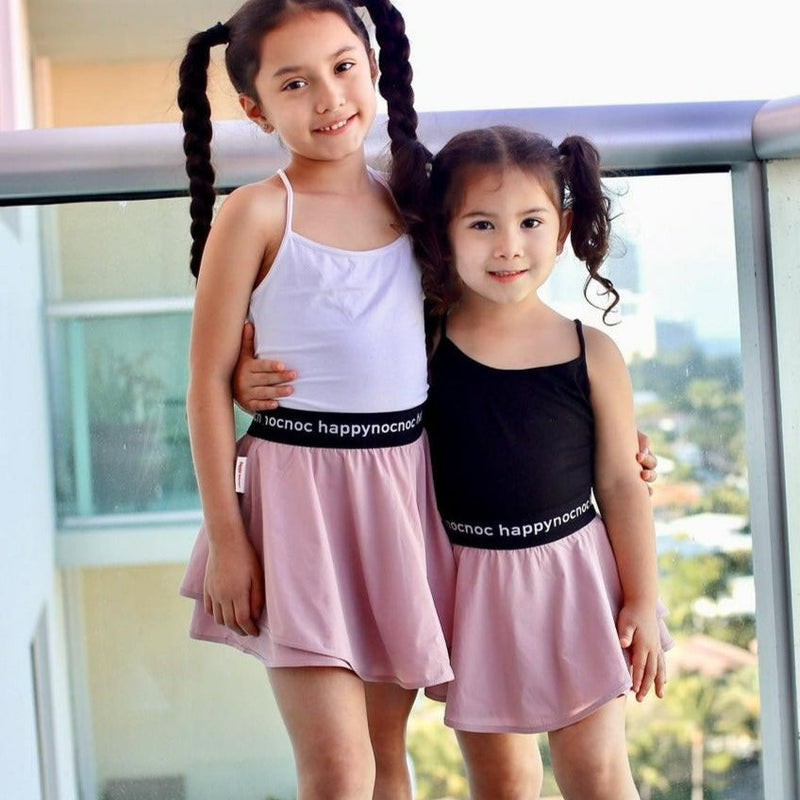Family Solid Color A-lined Sport Skirt