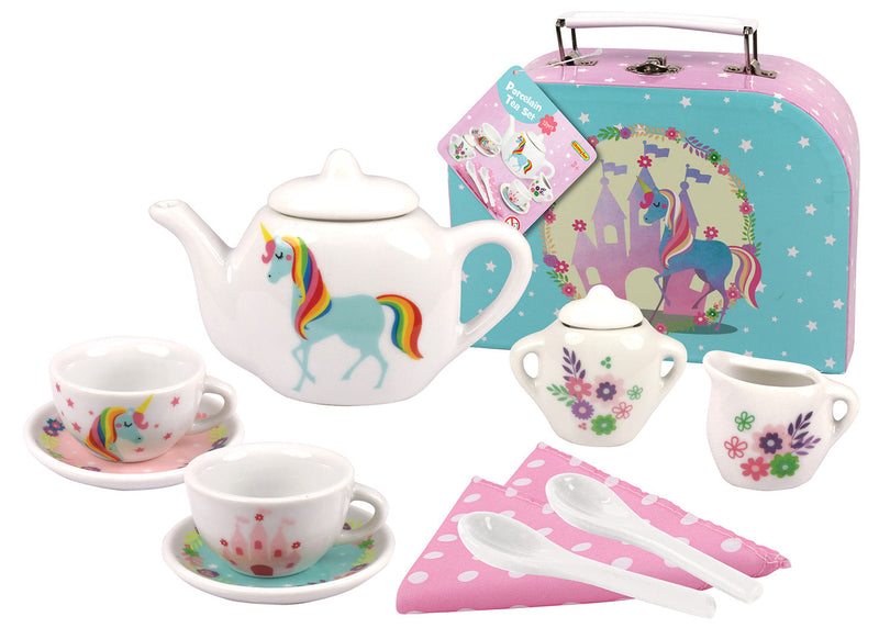 13PCS UNICORN PORCELAIN TEA SET