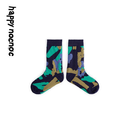 Cotton Camouflage Printed Mid Tube Socks