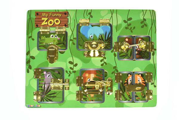 MY FUNNY ZOO LATCHES PUZZLE