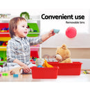 Keezi Kids 8 Bin Compartment Toy Shelf Organiser