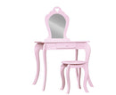 Keezi Kids Princess Vanity Dressing Table & Stool