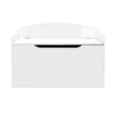 Keezi Kids Toy Box Storage Cabinet Chest Blanket Children Clothes Organiser White