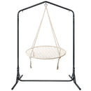 Keezi Kids Outdoor Nest Spider Web Swing Hammock Chair with Stand Garden 100cm