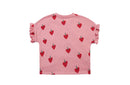 Toddler Girl Strawberry print designed T-shirt