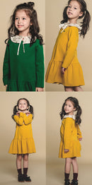 Toddler Girl Wave Edge Dress