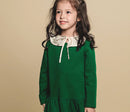 Toddler Girl Wave Edge Dress