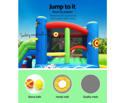 Happy Hop Inflatable Water Slide Jumping Castle