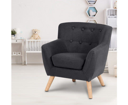 Keezi Kids Linen Nordic French Sofa Chair