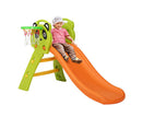 Keezi Kids Slide With Basketball Hoop Activity Center