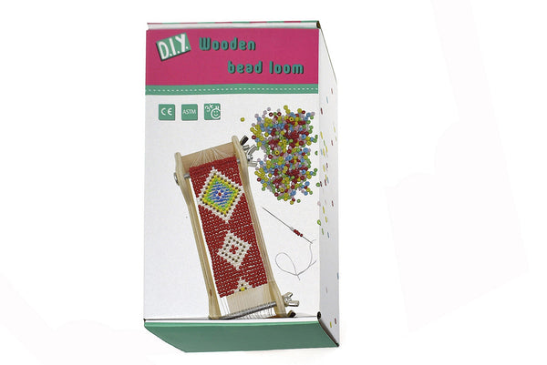 WOODEN BEAD LOOM CRAFT KIT