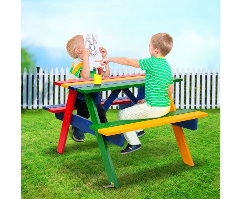 Keezi Kids Wooden Picnic Bench