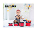 Keezi Junior Kids 7 Piece Drum Set