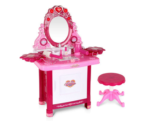 Keezi 30 Piece Kids Princess Dressing Table Set