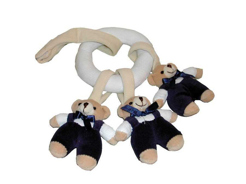 3 BEAR IN RING PLUSH TOY