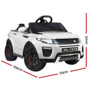 Rigo Ride On Car Toy Kids Electric Cars 12V Battery SUV White