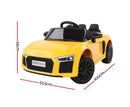 Kids Ride On Car Audi R8 Licensed Electric 12V