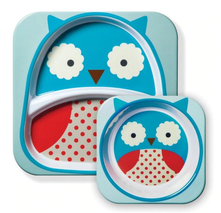 Skip Hop Zoo Melamine Plate & Bowl Set