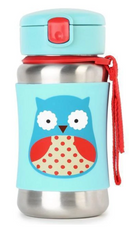 Skip Hop Zoo Stainless Steel Straw Bottle