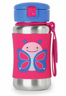 Skip Hop Zoo Stainless Steel Straw Bottle