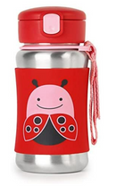 Skip Hop Zoo Stainless Steel Straw Bottle