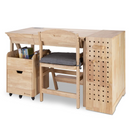 My duckling NALA Solid Wood Study Desk With Easel