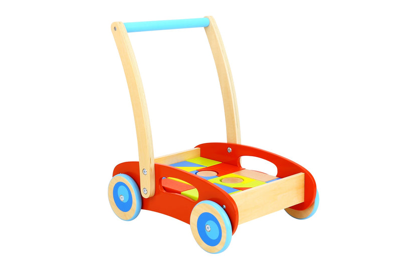 BABY WALKER WITH BLOCKS