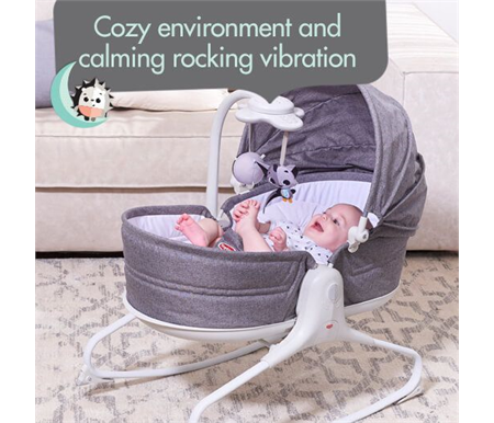 Tiny Love Cozy Rocker Napper Heather Grey