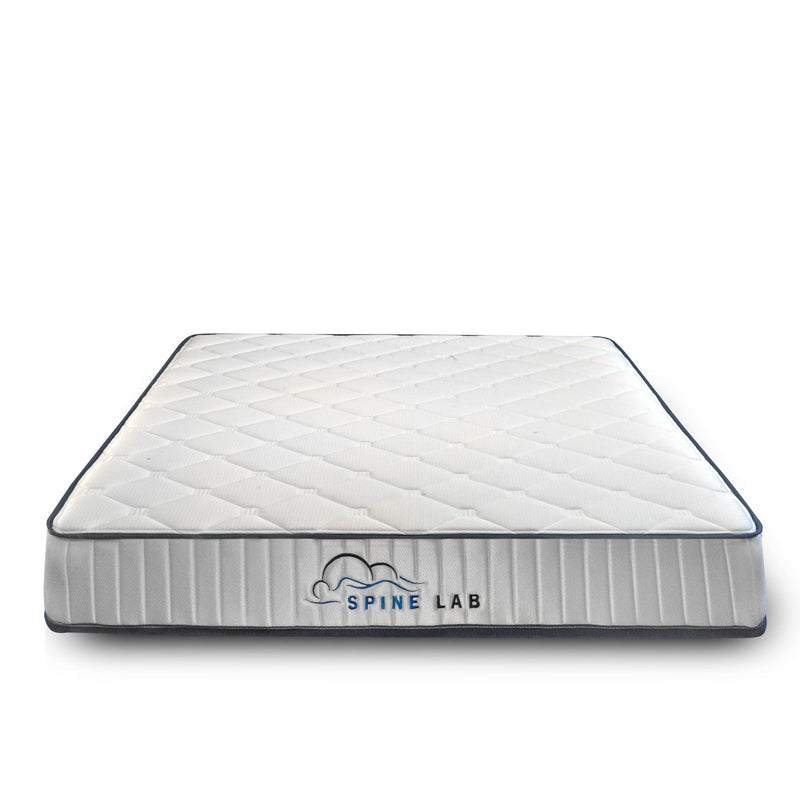 Spine-Lab Mattress 5 Zone 21cm Medium Firm Foam Bonnell Spring - Single - White