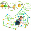 100PCS Starry Sky Forts Building Kit Construction Toy Tent Kids Hut Fortress Set Gift