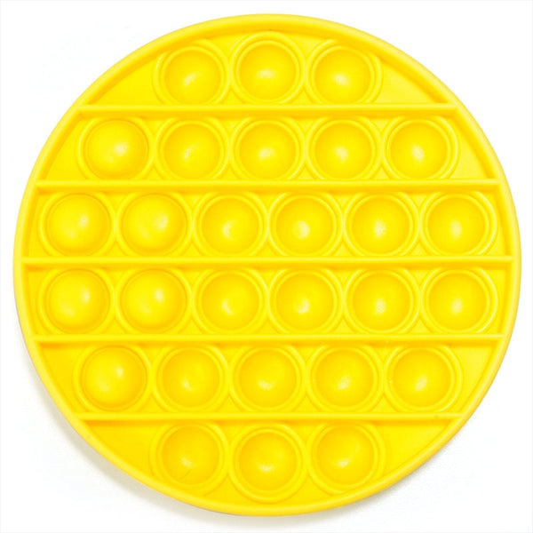 Yellow Round Push And Pop