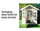 ROVO KIDS Cubby House Wooden Outdoor Playhouse Cottage Play Children Timber