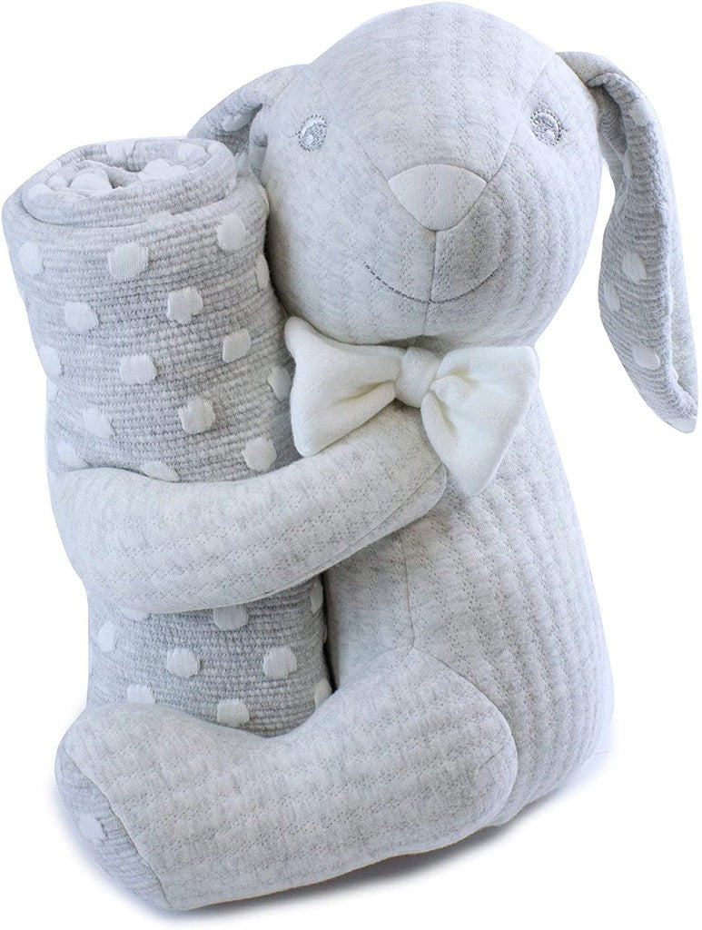 Bubba Blue Grey Soft Cuddles 2Pc Gift Set