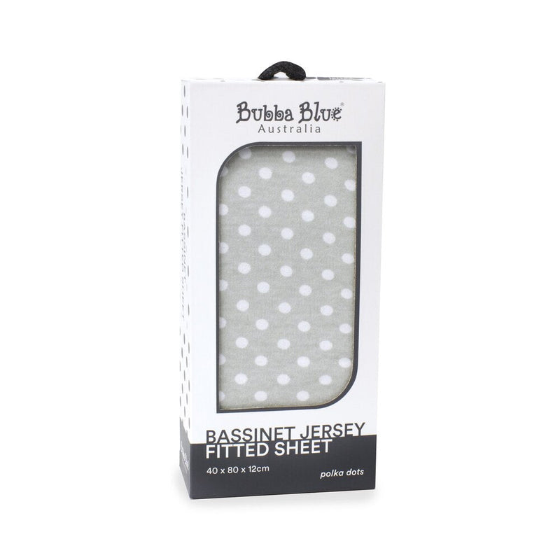 Bubba Blue Grey Polka Dot Bass Jersey