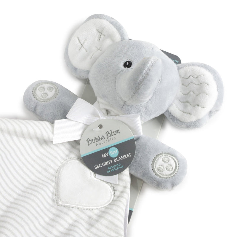 Bubba Blue Elephant Security Blanket