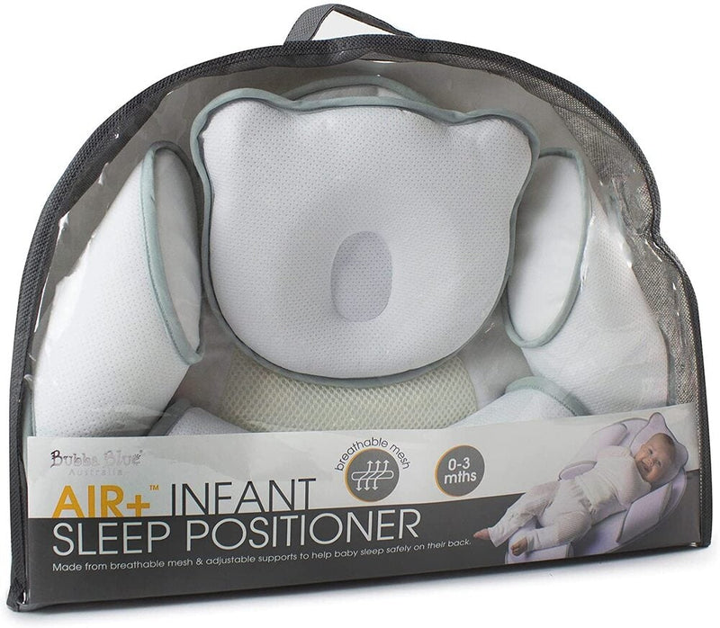 Bubba Blue Air+ Infant Sleep Positioner with Head Rest Grey 103126