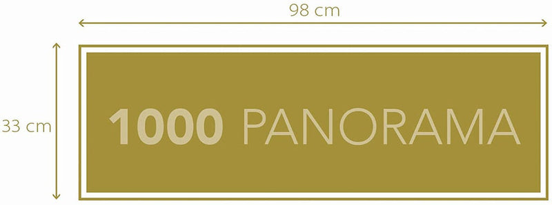 Clementoni Puzzle Disney Mickey and Minnie Panorama Puzzle 1,000 pieces 39449