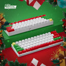 Royal Kludge RK61 Christmas Tri Mode Hot Swappable RGB Mechanical Keyboard (Red Switch)