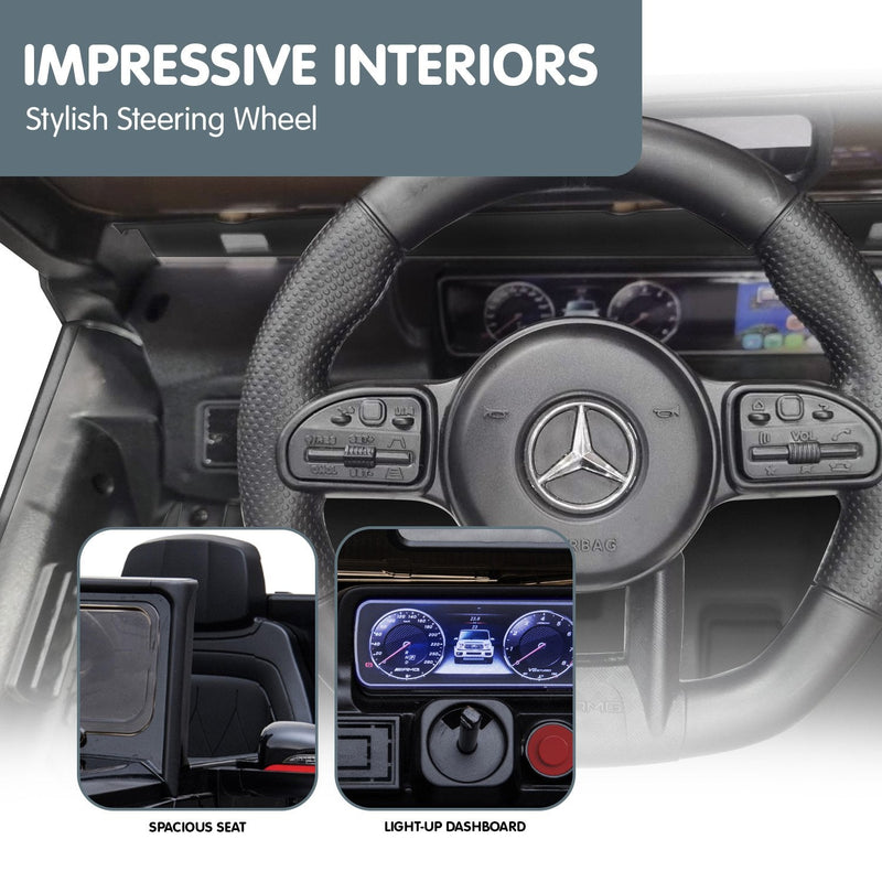 Kahuna Mercedes Benz AMG G63 Licensed Kids Ride On Electric Car Remote Control - Black