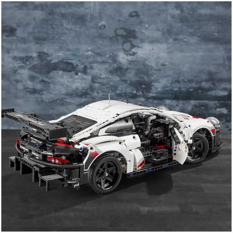 1699Pcs 911 RSR Sport Car Series 1:8 Building Blocks Brick Kids Toys Tigers 71008 Kits Gifts