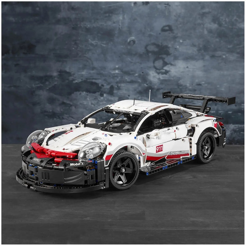 1699Pcs 911 RSR Sport Car Series 1:8 Building Blocks Brick Kids Toys Tigers 71008 Kits Gifts